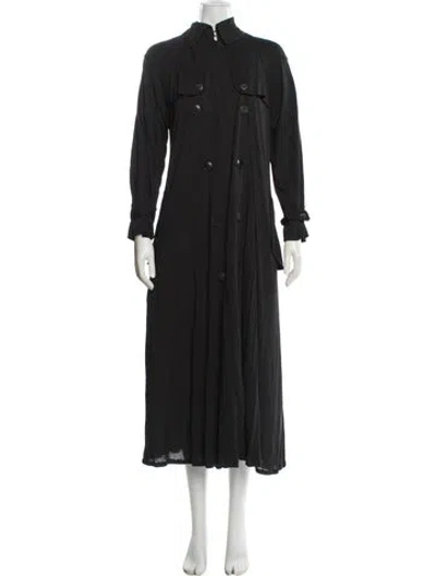Pre-owned Jean Paul Gaultier Vintage 1990's Trench Coat In Black