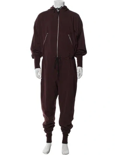 Pre-owned Jean Paul Gaultier Vintage 1992 Lounge Set In Burgundy