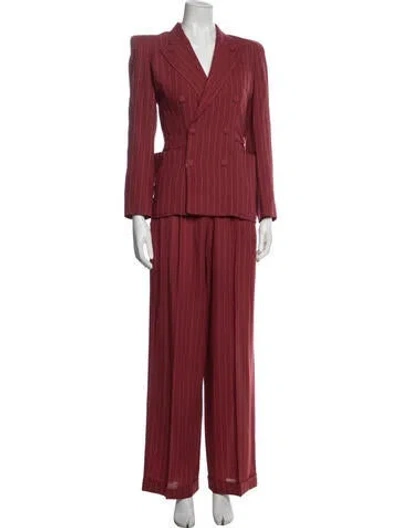 Pre-owned Jean Paul Gaultier Vintage 1993 Pantsuit In Red