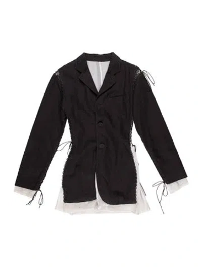 Pre-owned Jean Paul Gaultier Vintage 1994 Blazer In Grey/white