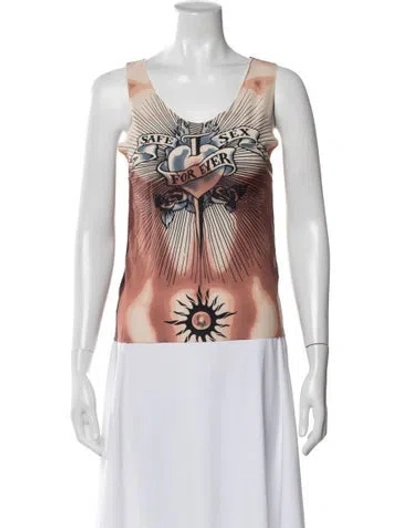 Pre-owned Jean Paul Gaultier Vintage 1996 Top In Gray