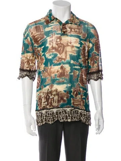 Pre-owned Jean Paul Gaultier Vintage 1998 Polo Shirt In Multi