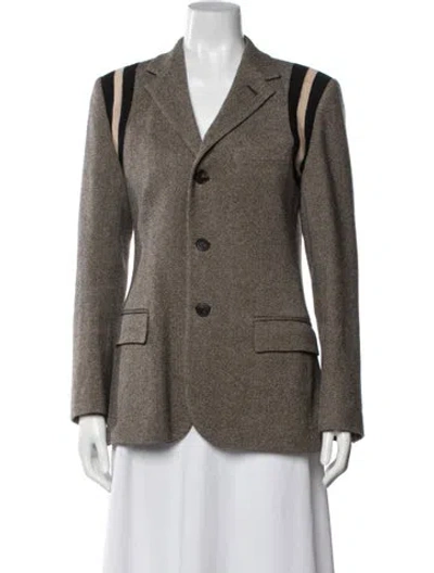 Pre-owned Jean Paul Gaultier Vintage 2000's Blazer In Black/grey