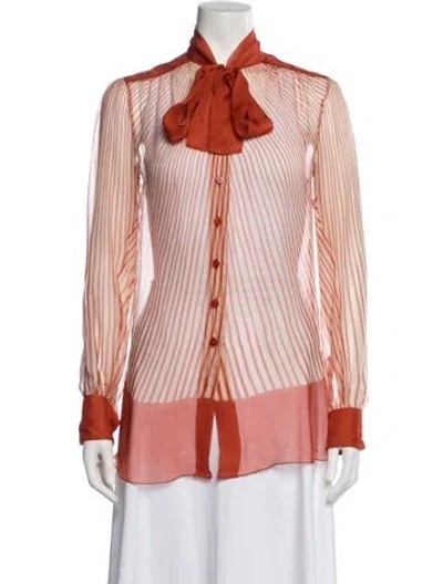 Pre-owned Jean Paul Gaultier Vintage 2000's Blouse In Orange