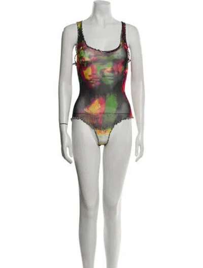 Pre-owned Jean Paul Gaultier Vintage 2000 Bodysuit In Multi