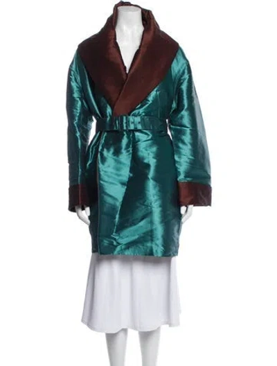 Pre-owned Jean Paul Gaultier Vintage 2000's Coat In Blue