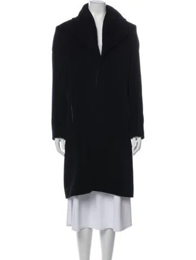 Pre-owned Jean Paul Gaultier Vintage 2000's Faux Fur Coat In Black