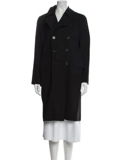 Pre-owned Jean Paul Gaultier Vintage 2000's Peacoat In Black