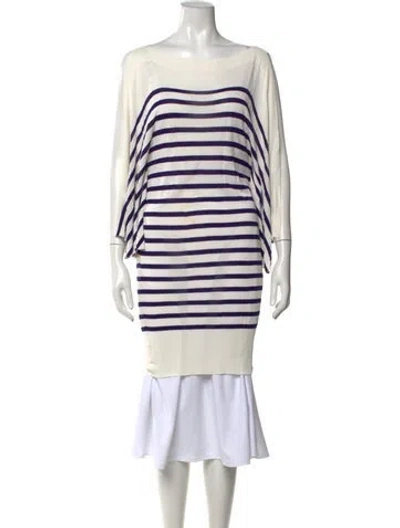 Pre-owned Jean Paul Gaultier Vintage 2000's Sweater In White