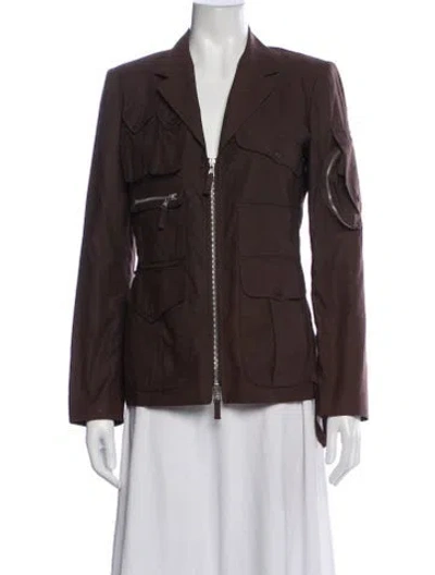Pre-owned Jean Paul Gaultier Vintage 2000's Utility Jacket In Brown