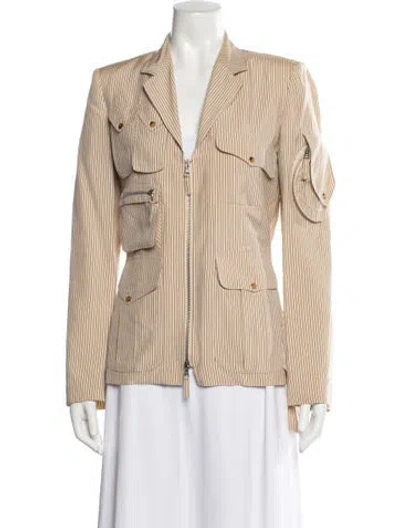 Pre-owned Jean Paul Gaultier Vintage 2000's Utility Jacket In Neutral