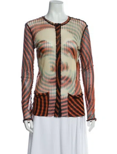 Pre-owned Jean Paul Gaultier Vintage 2001 Sweater In Orange