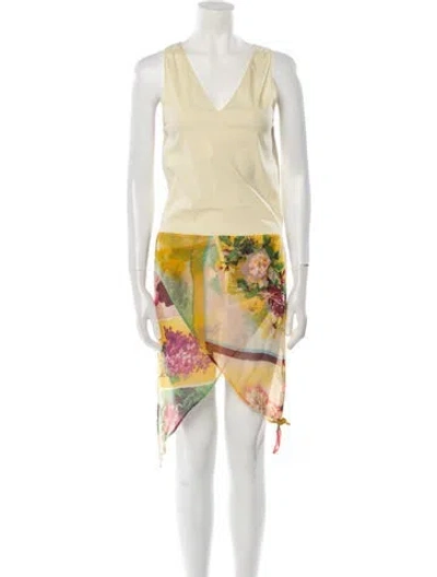 Pre-owned Jean Paul Gaultier Vintage 2001 Tunic In Yellow