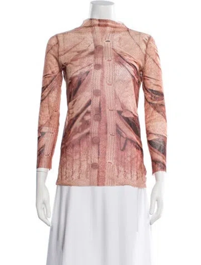 Pre-owned Jean Paul Gaultier Vintage 2004 Top In Brown