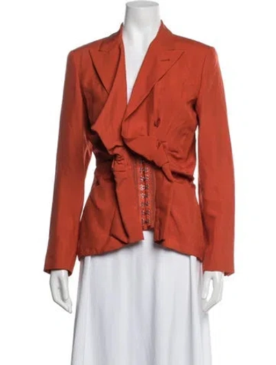 Pre-owned Jean Paul Gaultier Vintage 2005 Blazer In Orange