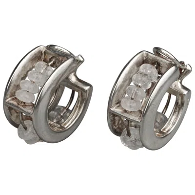 Pre-owned Jean Paul Gaultier Vintage  Abacus Sterling Silver Abacus Earrings