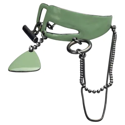Pre-owned Jean Paul Gaultier Vintage  Multi Chain Enamel Bracelet