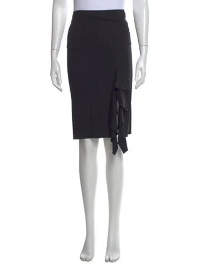 Pre-owned Jean Paul Gaultier Vintage Knee-length Skirt In Black