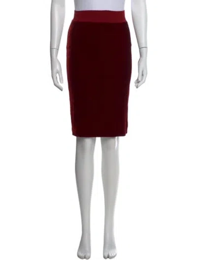 Pre-owned Jean Paul Gaultier Vintage Knee-length Skirt In Red
