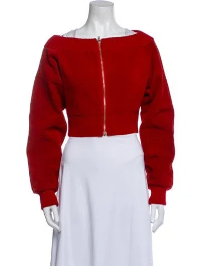 Pre-owned Jean Paul Gaultier Vintage Late 1980's - Early 1990's Bomber Jacket In Red