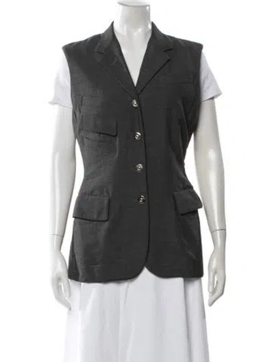 Pre-owned Jean Paul Gaultier Vintage Late 1980's - Early 1990's Vest In Gray