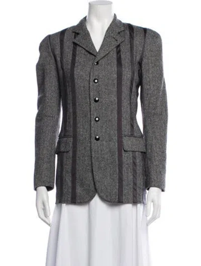 Pre-owned Jean Paul Gaultier Vintage Late 1990's - Early 2000's Blazer In Black/grey