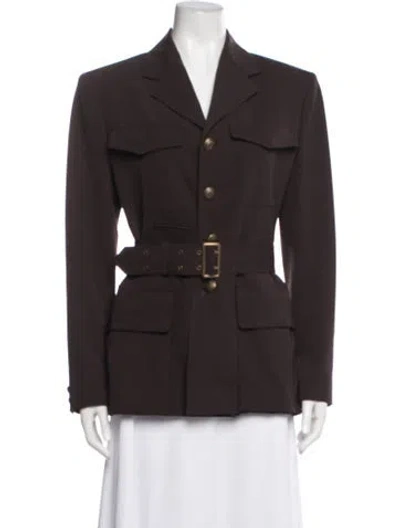 Pre-owned Jean Paul Gaultier Vintage Late 1990's - Early 2000's Blazer In Brown