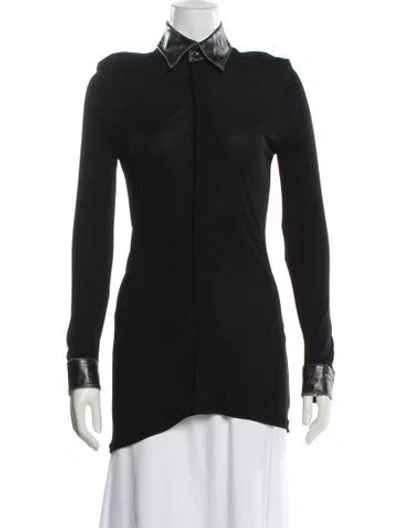 Pre-owned Jean Paul Gaultier Vintage Late 1990's - Early 2000's Blouse In Black