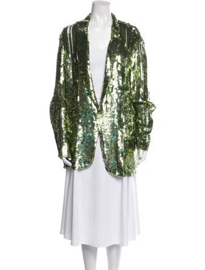 Pre-owned Jean Paul Gaultier Vintage Late 1990's - Early 2000's Evening Jacket In Green