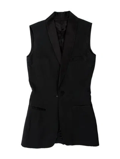 Pre-owned Jean Paul Gaultier Vintage Late 1990's - Early 2000's Suit Vest In Black