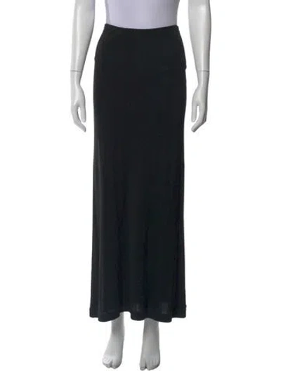 Pre-owned Jean Paul Gaultier Vintage Long Skirt In Black