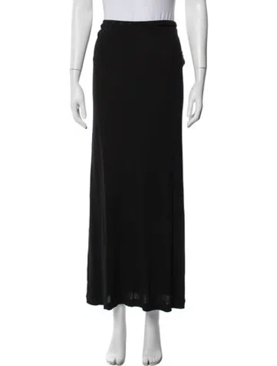 Pre-owned Jean Paul Gaultier Vintage Long Skirt In Black