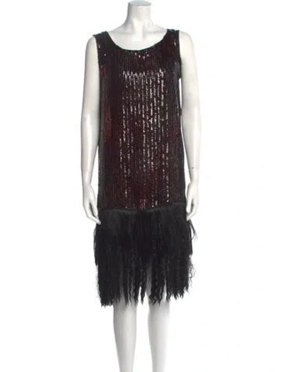 Pre-owned Jean Paul Gaultier Vintage Midi Length Dress In Black