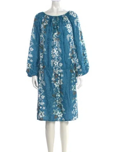 Pre-owned Jean Paul Gaultier Vintage Midi Length Dress In Blue