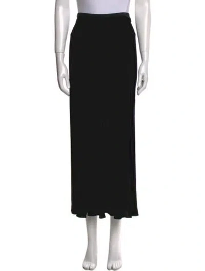 Pre-owned Jean Paul Gaultier Vintage Midi Length Skirt In Black