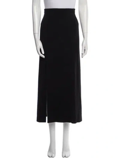 Pre-owned Jean Paul Gaultier Vintage Midi Length Skirt In Black