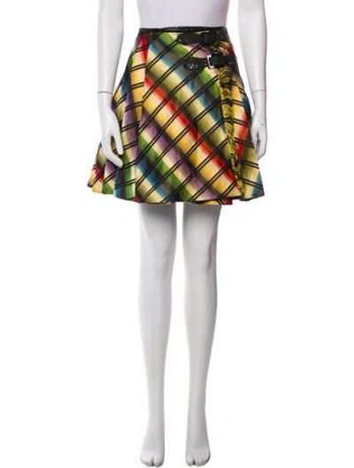 Pre-owned Jean Paul Gaultier Vintage Mini Skirt In Green
