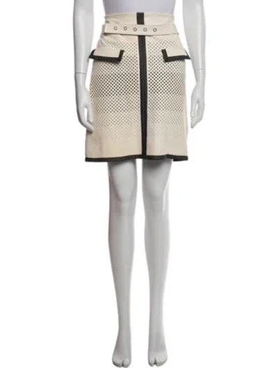 Pre-owned Jean Paul Gaultier Vintage Mini Skirt In Neutrals