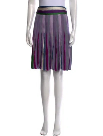 Pre-owned Jean Paul Gaultier Vintage Mini Skirt In Purple