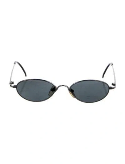 Pre-owned Jean Paul Gaultier Vintage Round Sunglasses In Gray