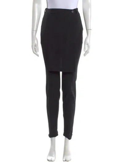 Pre-owned Jean Paul Gaultier Vintage Skinny Leg Pants In Black