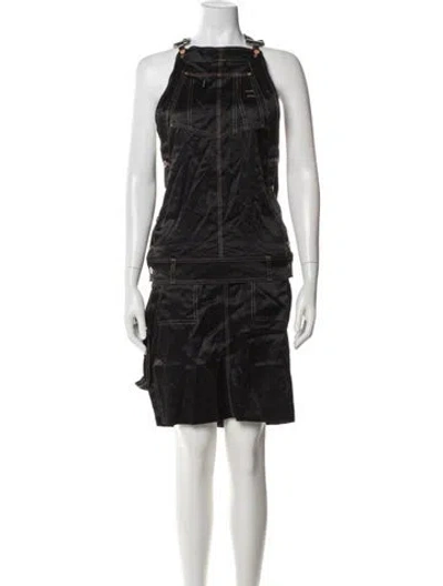 Pre-owned Jean Paul Gaultier Vintage Skirt Suit In Black