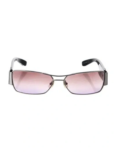 Pre-owned Jean Paul Gaultier Vintage Square Sunglasses In Silver