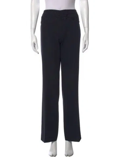 Pre-owned Jean Paul Gaultier Vintage Straight Leg Pants In Black