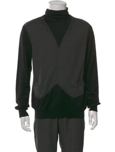 Pre-owned Jean Paul Gaultier Vintage Virgin Wool Pullover In Green