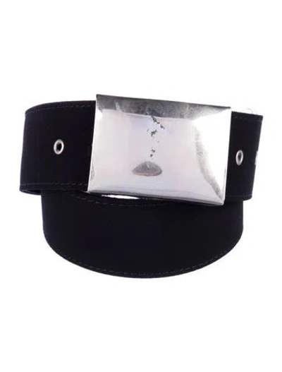 Pre-owned Jean Paul Gaultier Vintage Waist Belt In Black