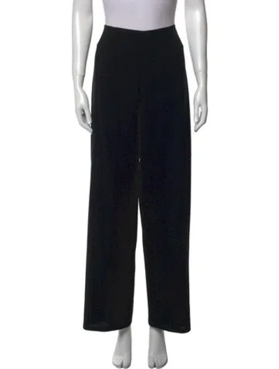 Pre-owned Jean Paul Gaultier Vintage Wide Leg Pants In Black