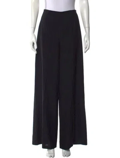 Pre-owned Jean Paul Gaultier Vintage Wide Leg Pants In Black