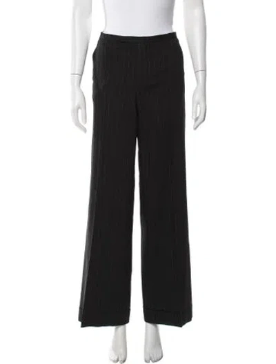 Pre-owned Jean Paul Gaultier Vintage Wide Leg Pants In Black