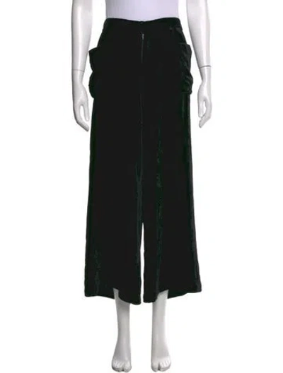 Pre-owned Jean Paul Gaultier Vintage Wide Leg Pants In Black